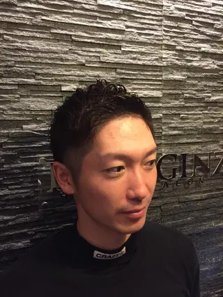 ショート メンズ 池田 有輝士のヘアスタイル
