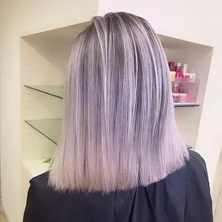ミディアム カラー ヘアアレンジ 透明感/レイヤー 🇰🇷tomonaのヘアスタイル