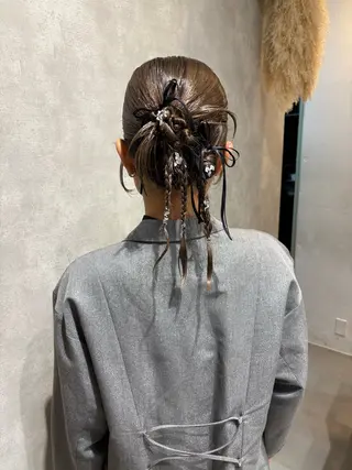 セミロング chic 有山 美瑠のヘアスタイル