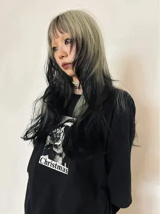 ロング カラー Tabuchi Mamiyaのヘアスタイル