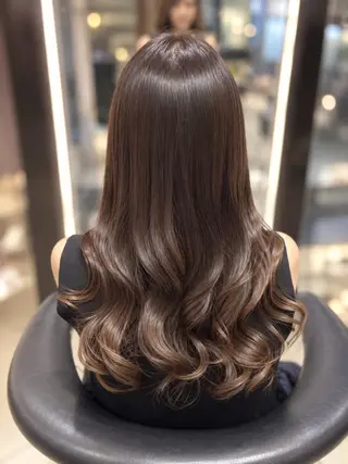 ロング カラー ヘアアレンジ 銀座🌿 ヘッドスパ🌿さやかのヘアスタイル