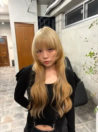 ロング レイヤー⋆౨ৎ゚ 透明感カラー/ユウキのヘアスタイル