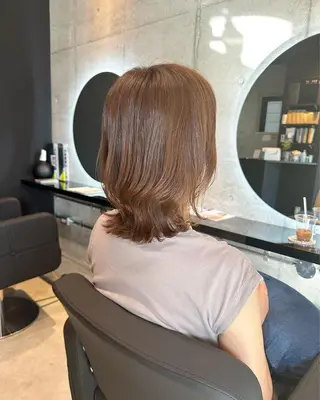 ミディアム 坂元 智信のヘアスタイル