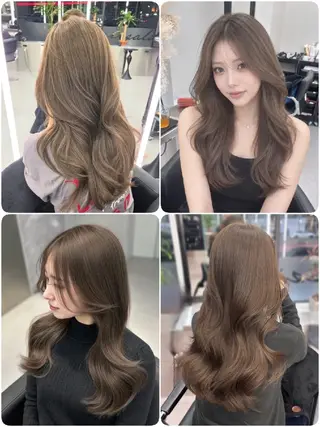 ロング カラー 心斎橋/ブリーチなし 赤み消し/髪質改善のヘアスタイル