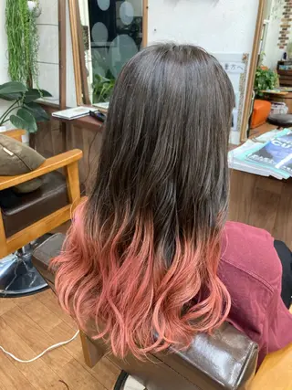 セミロング カラー 澤田 拓己のヘアスタイル