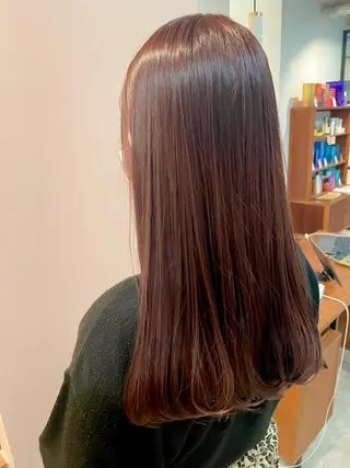 ロング カラー ヘアアレンジ REONA🪽✨薬院 レイヤーカット🫧のヘアスタイル