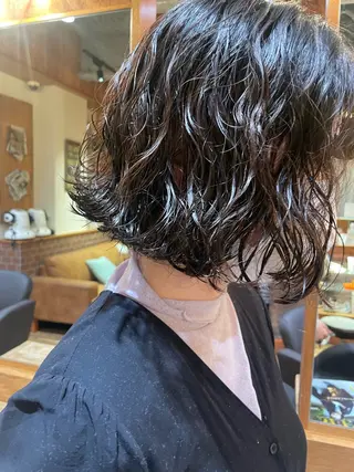 ショート パーマ EIGHT MAYUのヘアスタイル