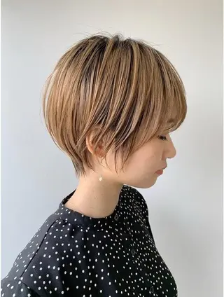 ショート カラー 吉田一輝 外国人パーマのヘアスタイル
