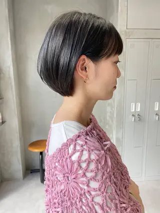 ショート カラー 華 /ショート/ボブのヘアスタイル