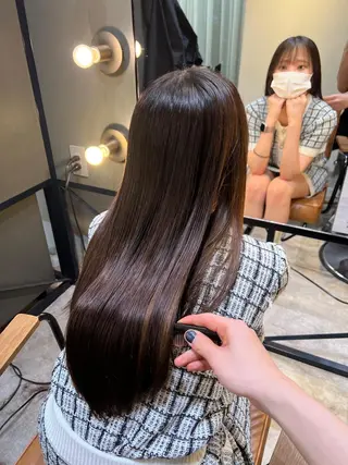 ロング 髪質改善ストレート Kantaのヘアスタイル