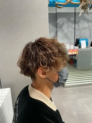 ショート カラー パーマ メンズ 🍃メンズヘア🍃 セヤシュウヘイのヘアスタイル