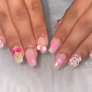 ネイル 🍓個性派ネイル🎶 /Komachi❤️のネイルデザイン