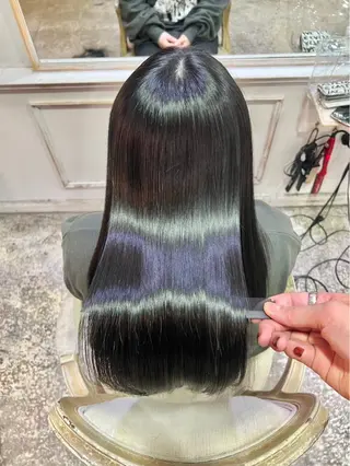 ロング 💖艶ダメージレス激 可愛カラーKAO💖のヘアスタイル