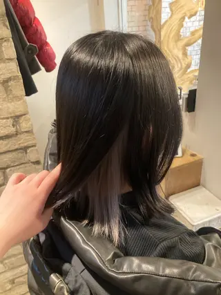 カラー たかなみ りなのヘアスタイル