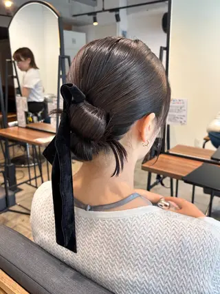ヘアアレンジ 透明感カラー💎前髪 顔まわり/小由葵のヘアスタイル