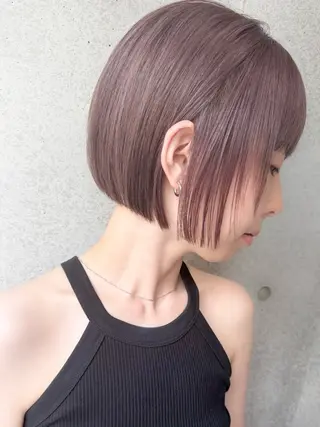 ショート カラー 宮田 凪沙のヘアスタイル