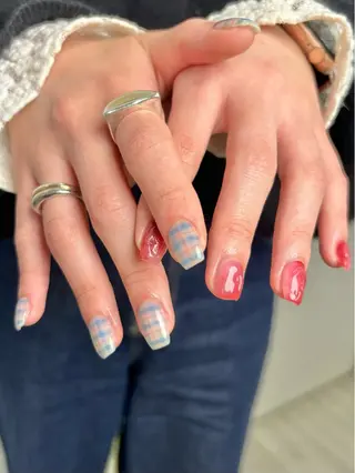 ネイル diar blue 🩵ayanaのネイルデザイン