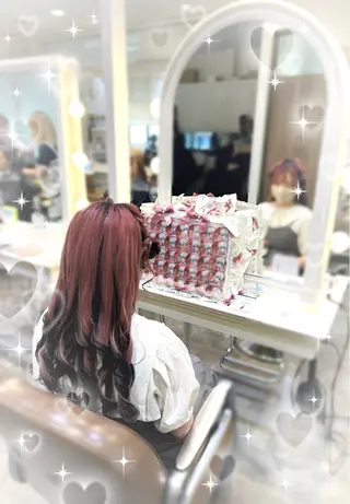 ヘアアレンジ 💖韓国カラー エクステmikotoのヘアスタイル
