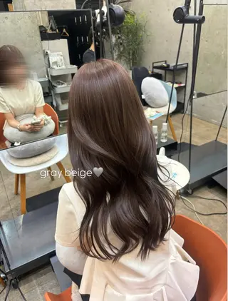 ロング キッズ 🫧透明感カラー/ うる艶カラー/すみれのヘアスタイル