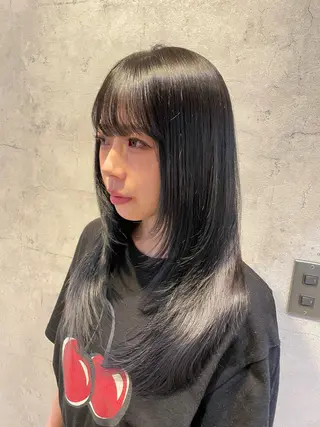 セミロング 山本(末田) 崇子のヘアスタイル