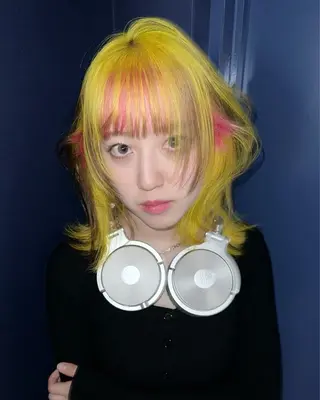 カラー airi໒꒱·゚ /デザインカラーのヘアスタイル