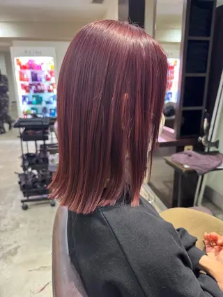 ミディアム カラー お悩み改善 美容師✂鷲田竜也のヘアスタイル