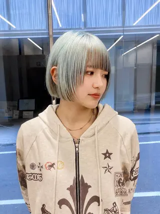 ショート カラー カット&髪質改善 TAIGAのヘアスタイル