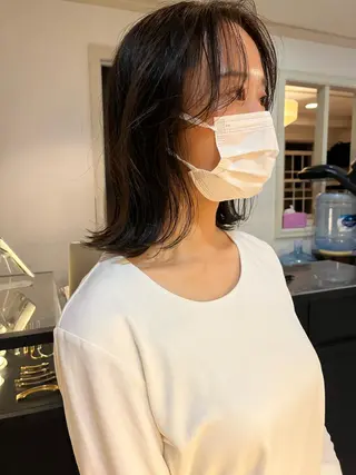 ミディアム eri kinjoのヘアスタイル