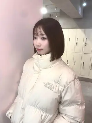 ショート momochan🍑 やわらかいボブ♡のヘアスタイル