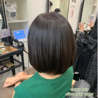 ミディアム カラー 艶髪レイヤー上田 紗也🇰🇷💗のヘアスタイル