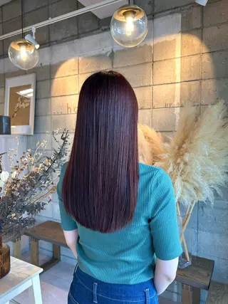 ロング 眞名子 瑞紀のヘアスタイル