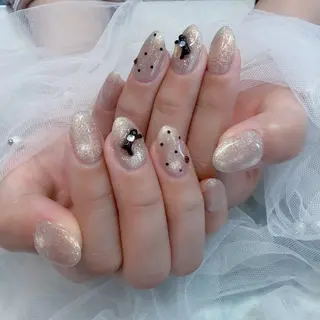 ネイル ネイルリボン しかまのネイルデザイン