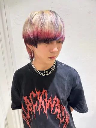 カラー メンズ 柔らか透明感カラー/ 内田圭祐のヘアスタイル