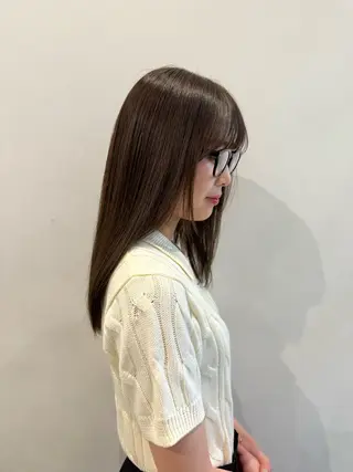 ロング カラー やました もえかのヘアスタイル