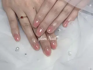 ネイル エツメ💅 長さ出し🎀デザインのネイルデザイン
