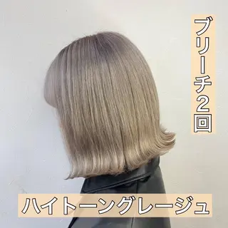 ミディアム カラー 鈴木/ボブ/ ベージュ/ピンクのヘアスタイル