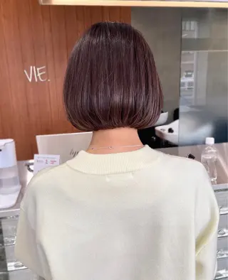 ショート カラー 👑ボブはお任せ ミヤノ👑のヘアスタイル