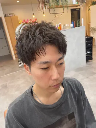 ショート メンズ KOTKA 大山和希のヘアスタイル