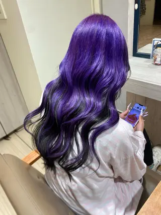 カラー ayano/浦安 /デザインカラーのヘアスタイル
