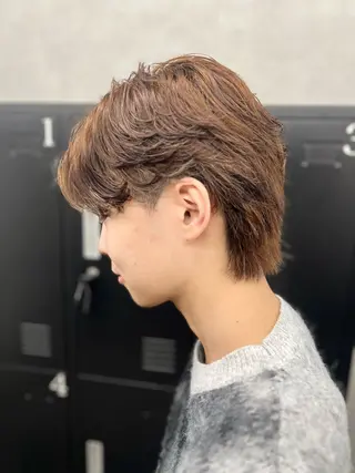 ショート パーマ 透明感カラー特化🫧 🦋栗原🦋のヘアスタイル