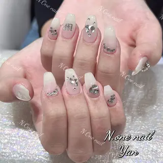 ネイル 長いだし/スカルプ/ パラシェルN.oneのネイルデザイン