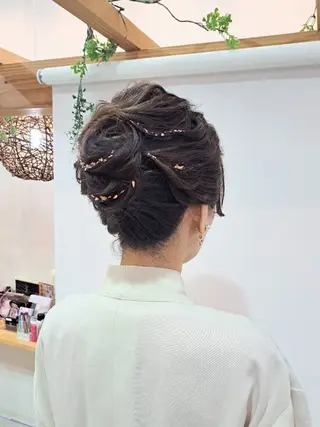 ヘアアレンジ ミディアム HIME. **ヒメドットのヘアスタイル