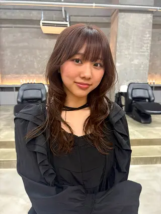 セミロング 英 このみのヘアスタイル