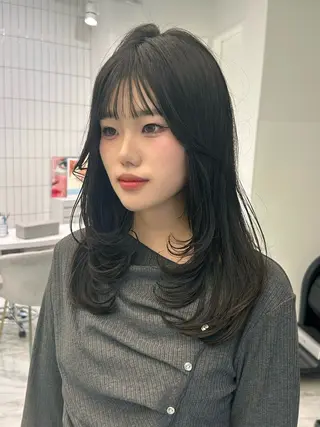 ロング カラー オールマイティ美容師 💋𝑨𝑵𝑵𝑨のヘアスタイル