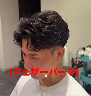 ショート パーマ メンズ 河合 倖宏のヘアスタイル