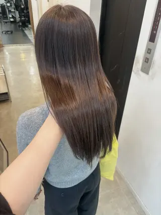 ミディアム カラー GiseL 博多筑紫口店のヘアスタイル
