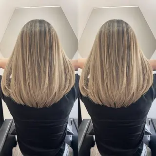 セミロング Y Uのヘアスタイル