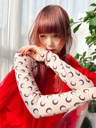 セミロング ness/rina /透明感カラーのヘアスタイル