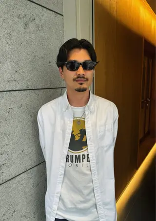 ショート メンズ 難波 晃助のヘアスタイル
