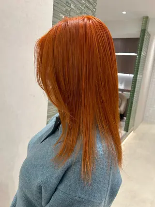 ロング カラー ヘアアレンジ メンズ ‎透明感×艶髪 ‎🫒maki🎀のヘアスタイル